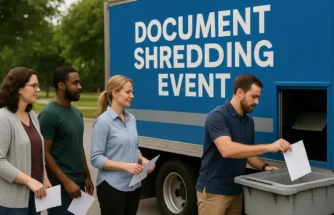 Document shredding event