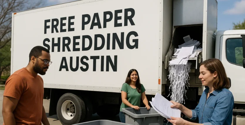 Free Paper Shredding Austin 2025
