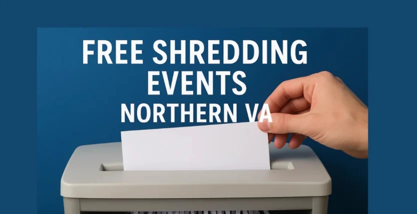 Free Paper Shredding Events in Northern Virgina