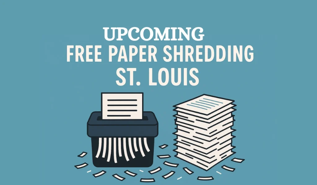 UPCOMING Free Paper Shredding St Louis
