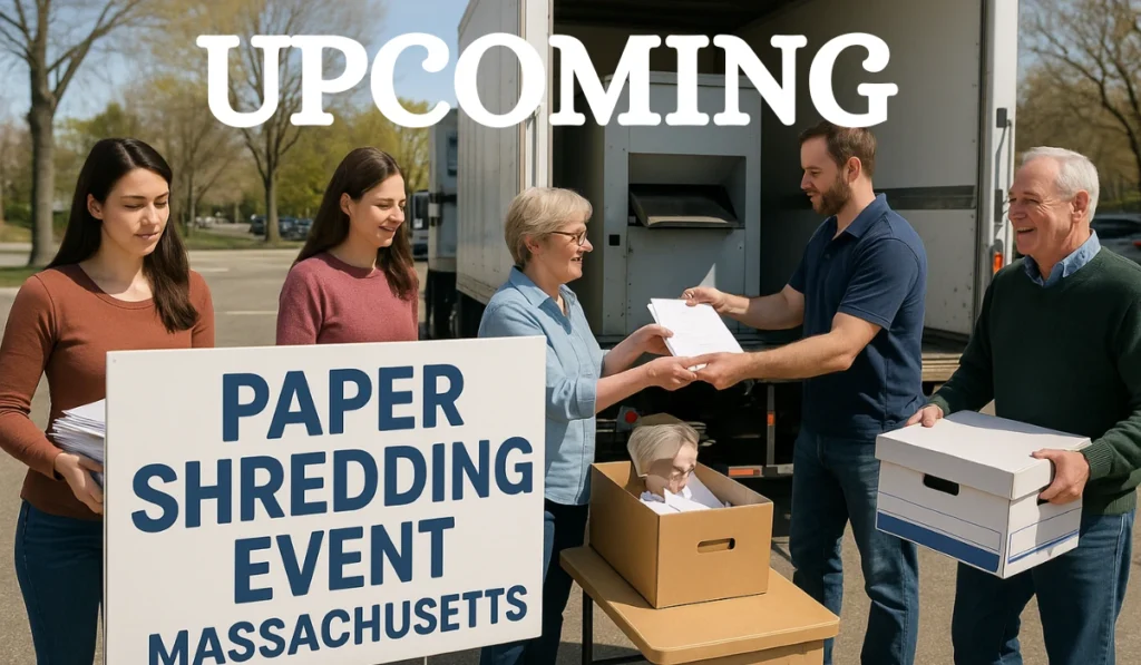 UPCOMING Paper Shredding Events Massachusetts