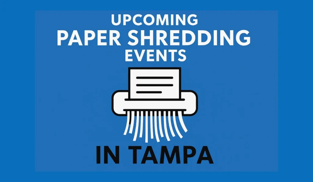 Free Paper Shredding Events In Tampa