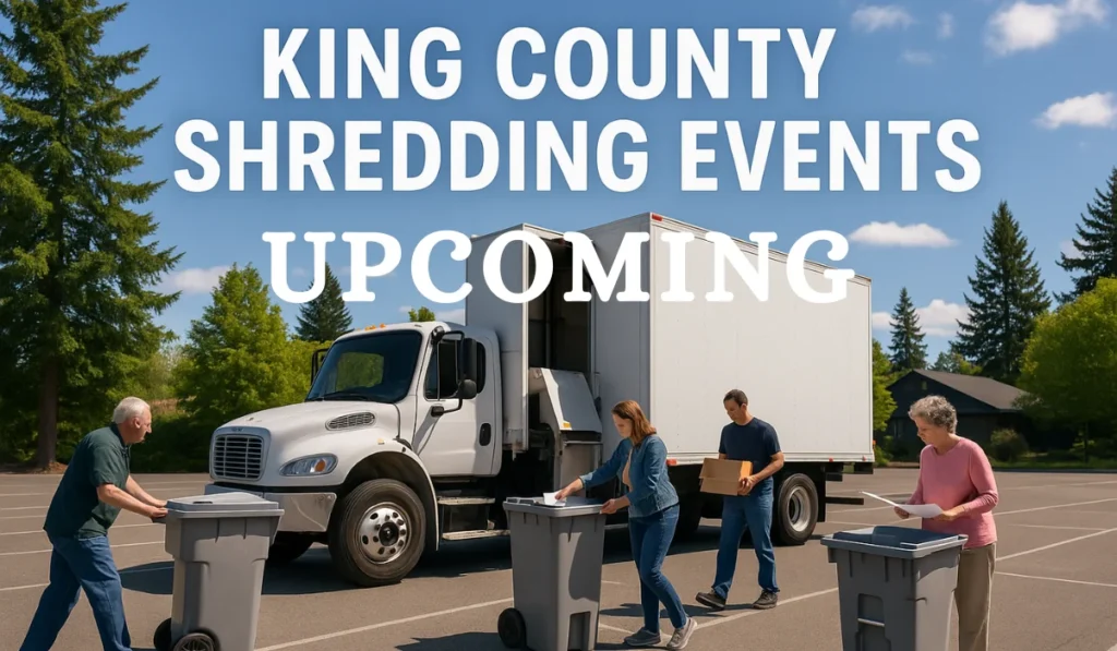 upcoming King County Shredding Events