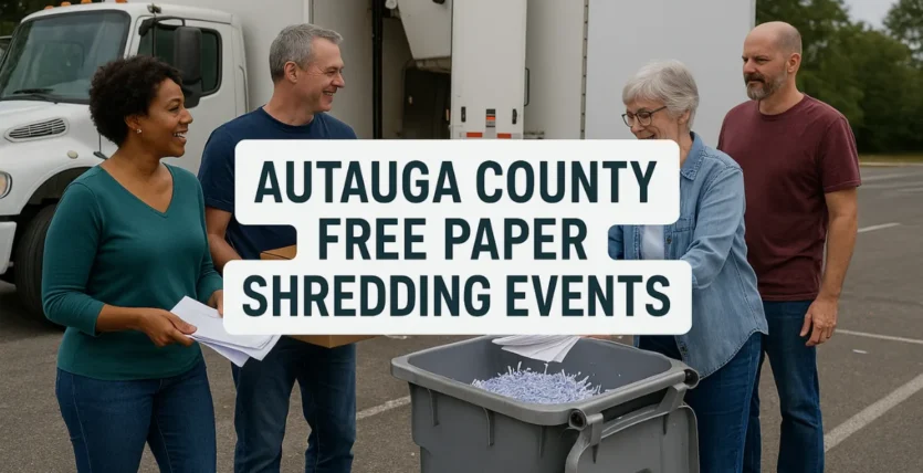 Autauga County Free Shredding Events