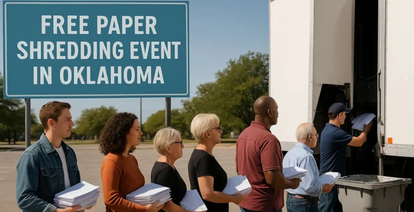 Free Paper Shredding Event in Oklahoma