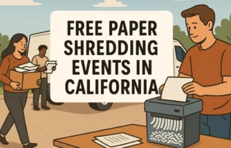 Free Paper Shredding Events In California