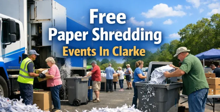 Free Paper Shredding Events In Clarke