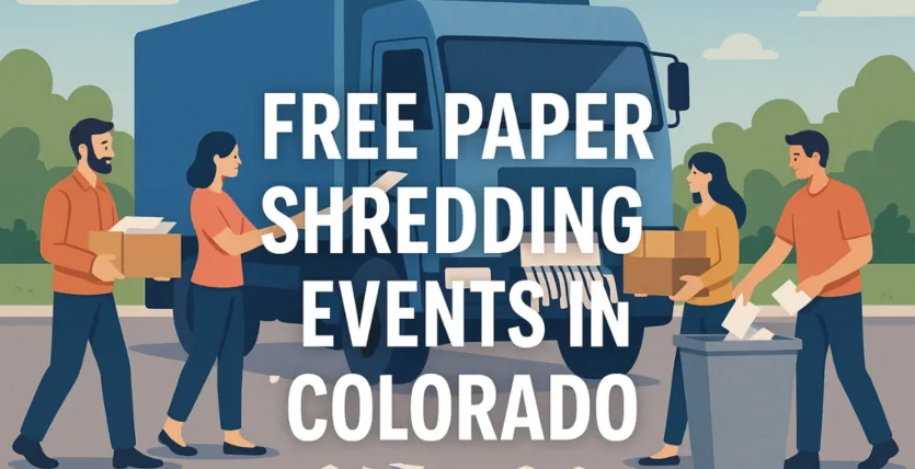 Free Paper Shredding Events In Colorado