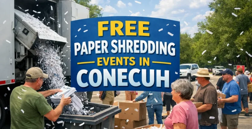 Free Paper Shredding Events In Conecuh
