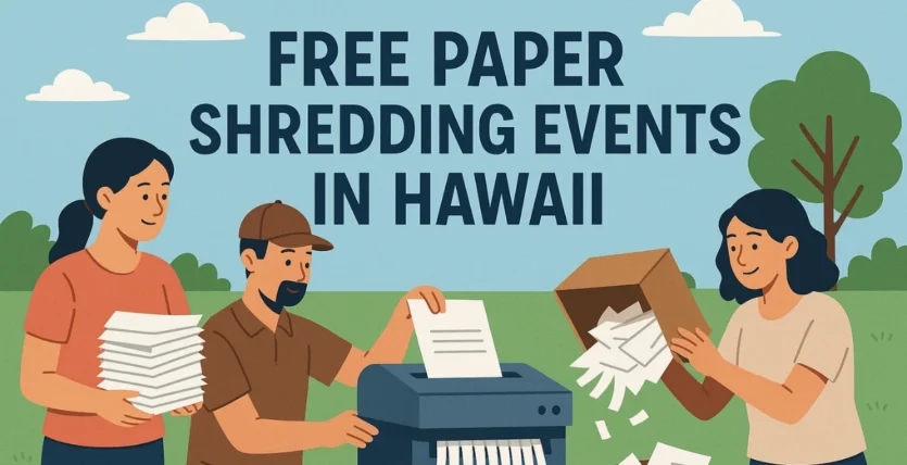 Free Paper Shredding Events In Hawaii