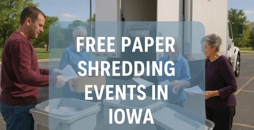 Free Paper Shredding Events In Iowa