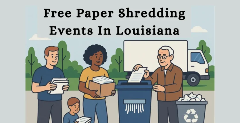 Free Paper Shredding Events In Louisiana