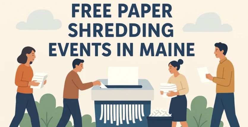 Free Paper Shredding Events In Maine
