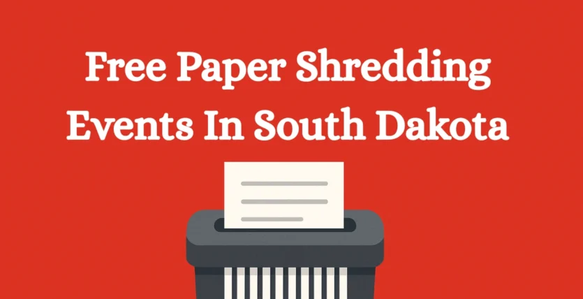 Free Paper Shredding Events In South Dakota