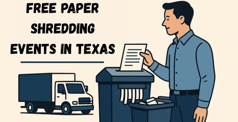 Free Paper Shredding Events In Texas