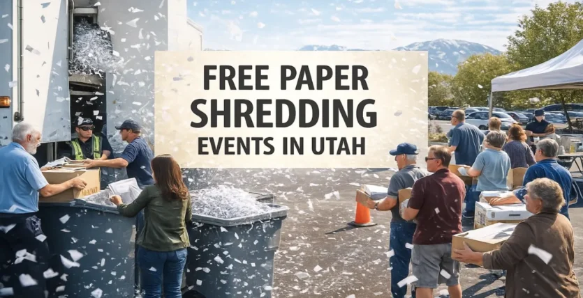 Free Paper Shredding Events In Utah
