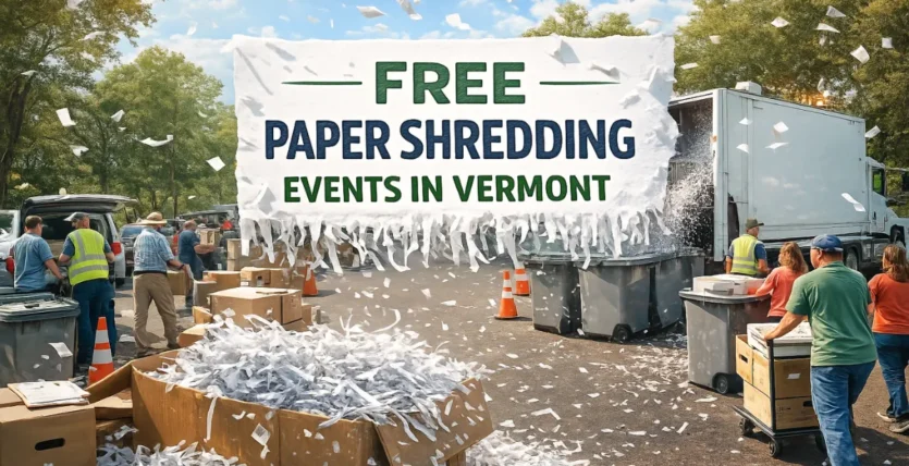 Free Paper Shredding Events In Vermont