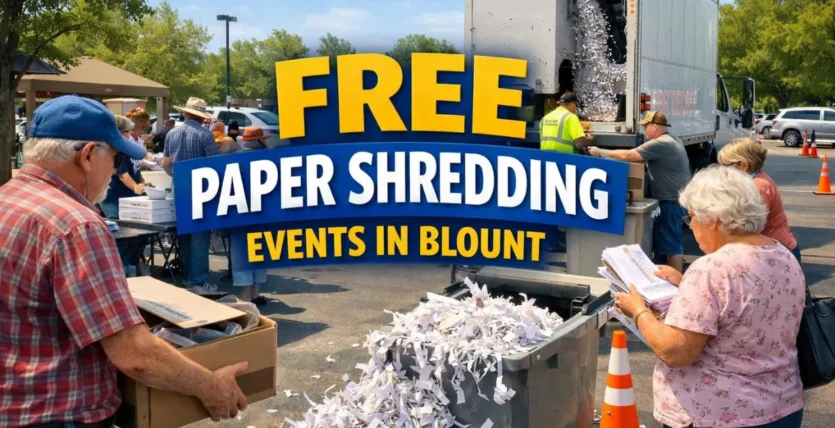 Free Paper Shredding Events in Blount