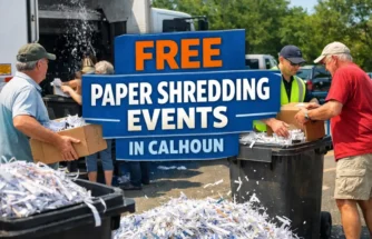 Free Paper Shredding Events in Calhoun