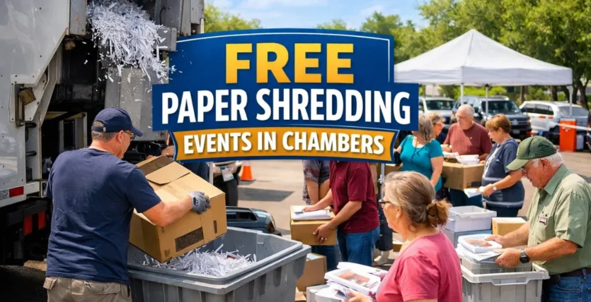 Free Paper Shredding Events in Chambers