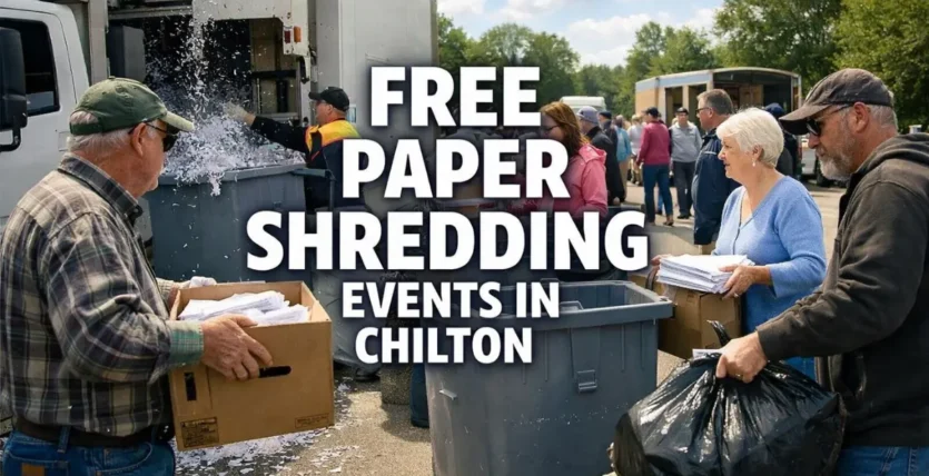 Free Paper Shredding Events in Chilton