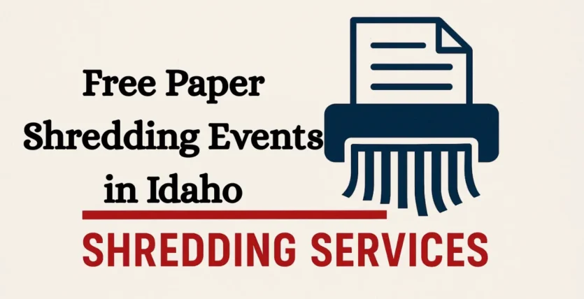 Free Paper Shredding Events in Idaho