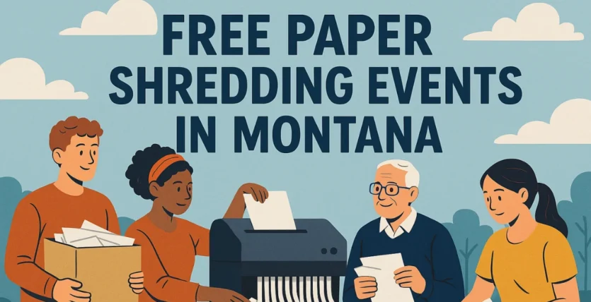 Free Paper Shredding Events in Montana