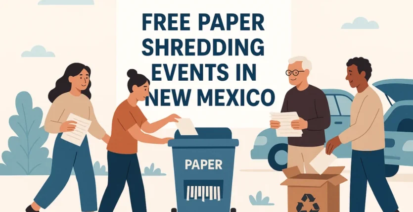 Free Paper Shredding Events in New Mexico