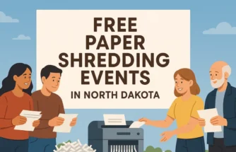 Free Paper Shredding Events in North Dakota