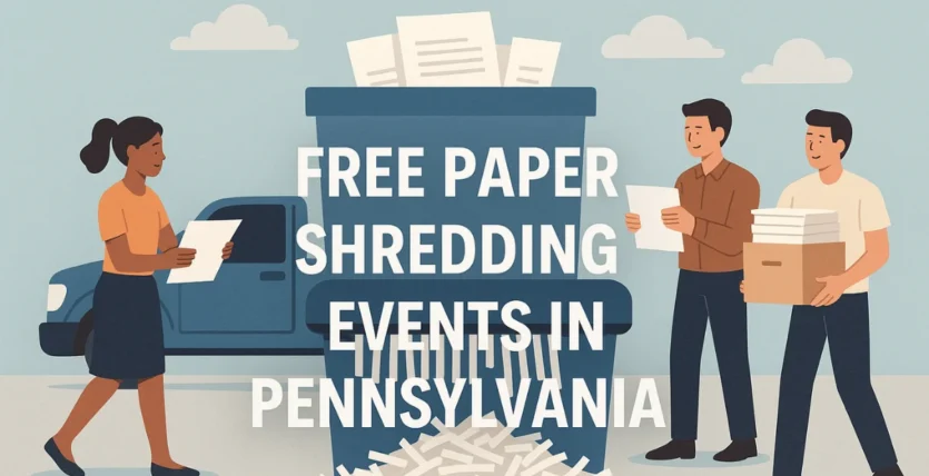 Free Paper Shredding Events in Pennsylvania