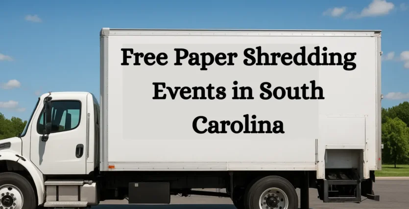 Free Paper Shredding Events in South Carolina