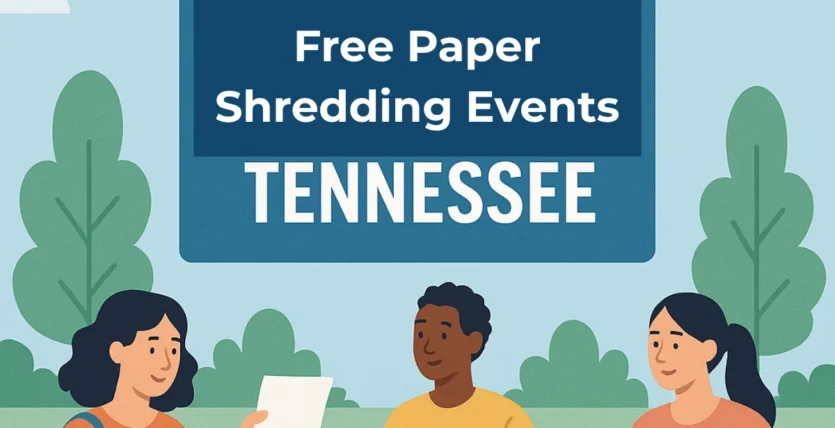 Free Paper Shredding Events in Tennessee