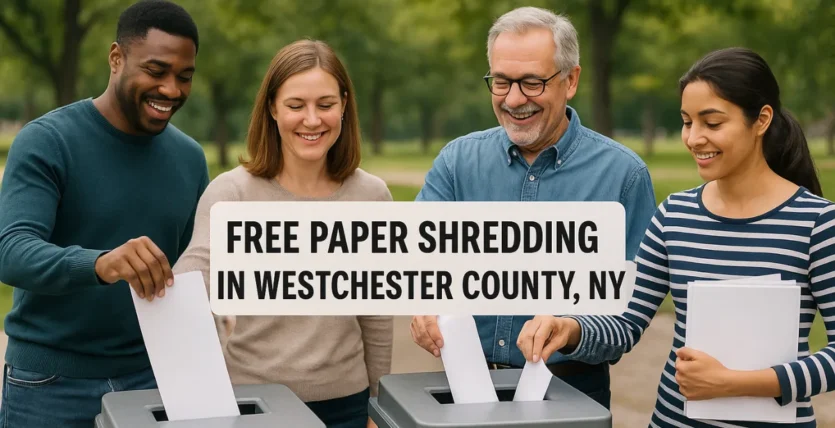 Free Paper Shredding in Westchester County NY