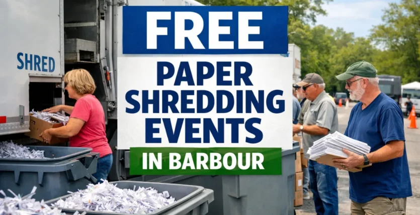 Free paper Shredding Events In Barbour