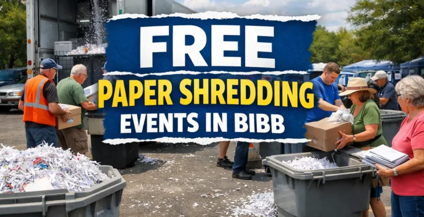 Free paper Shredding Events In Bibb