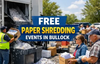 Free paper shredding events in Bullock
