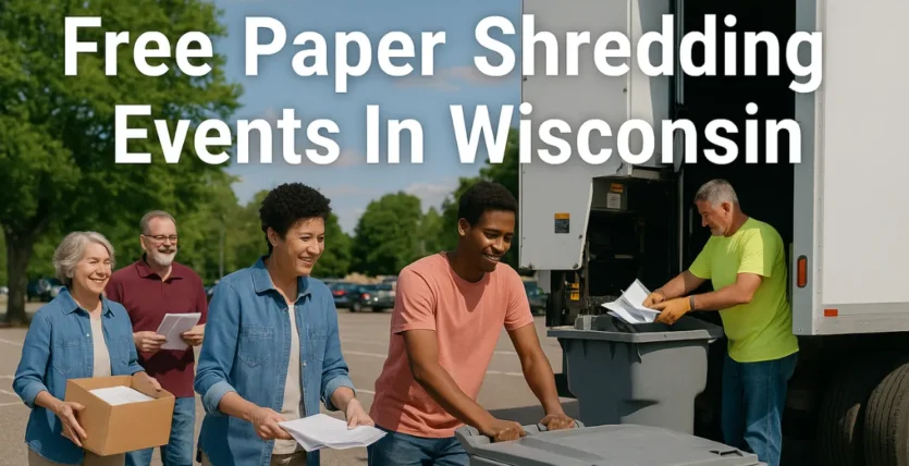 Free paper shredding events in wisconsin