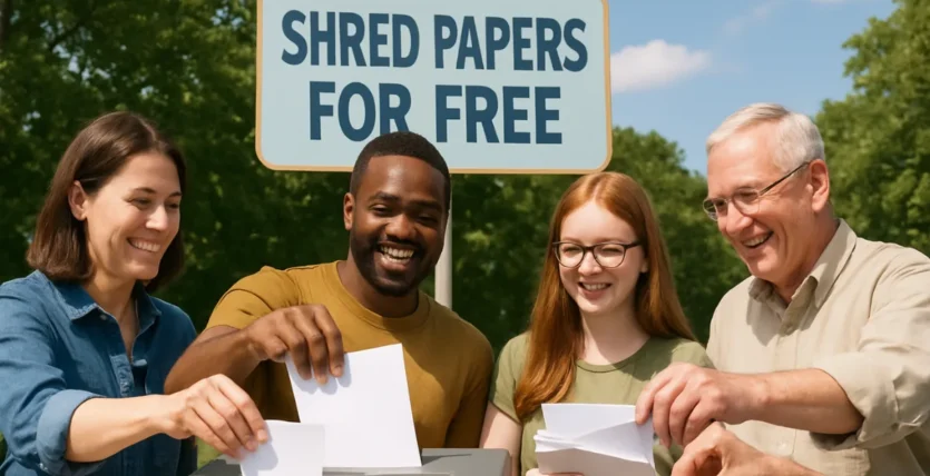Where to Shred papers for free