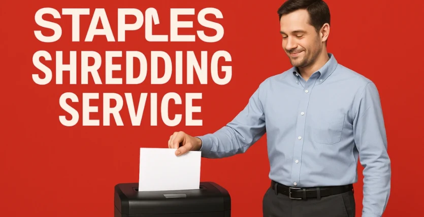 staples shredding service