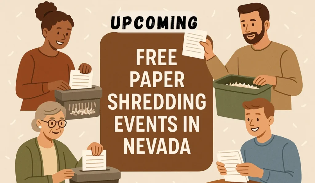 UPCOMING Free Paper Shredding Events In Nevada