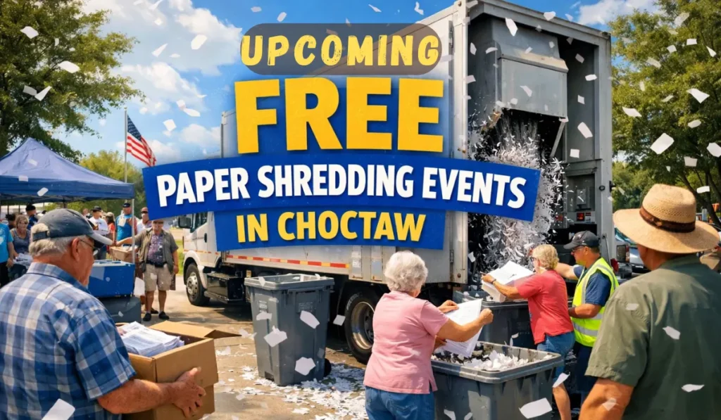 Upcoming Free Paper Shredding Events In Choctaw