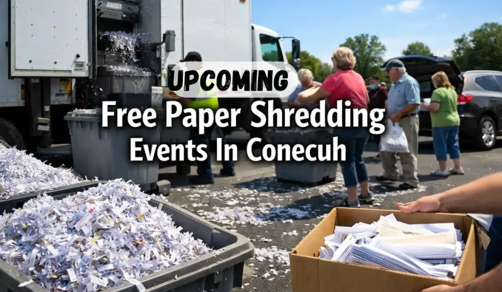 Upcoming Free Paper Shredding Events In Conecuh