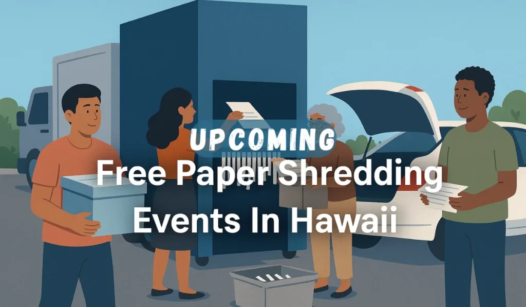 Upcoming Free Paper Shredding Events In Hawaii