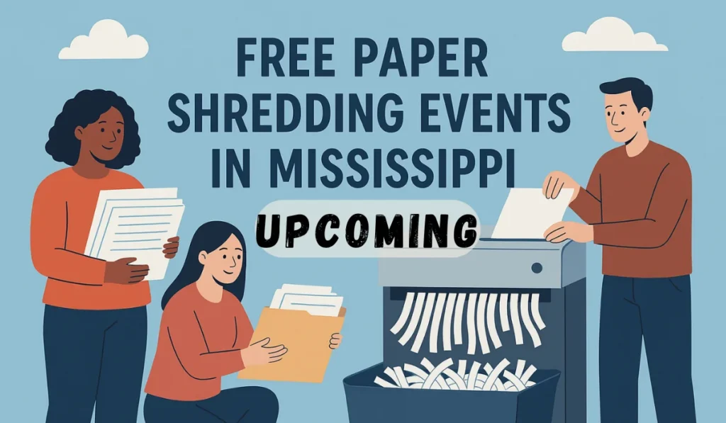 Upcoming Free Paper Shredding Events In Mississippi
