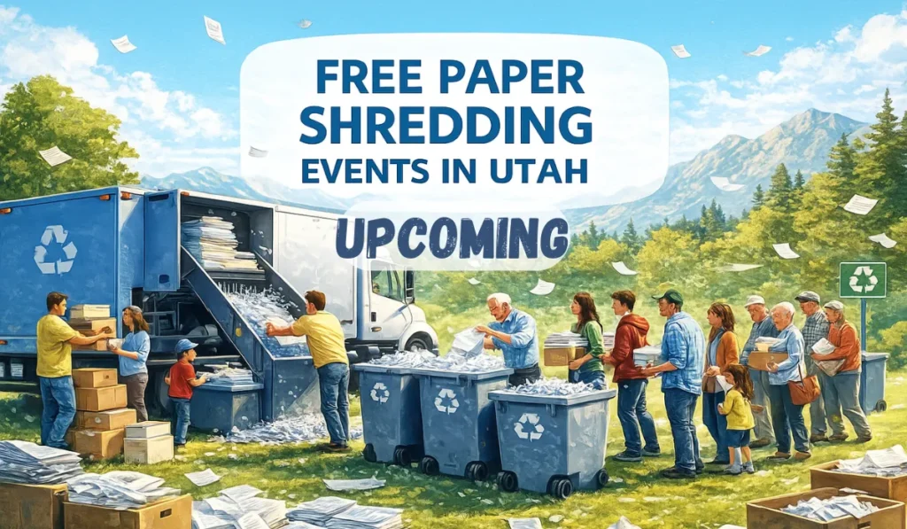 Upcoming Free Paper Shredding Events In Utah