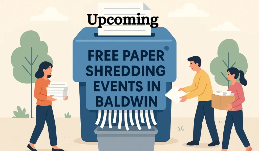 Upcoming Free Paper Shredding Events in Baldwin