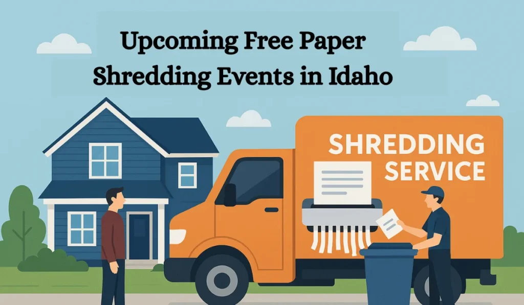 Upcoming Free Paper Shredding Events in Idaho