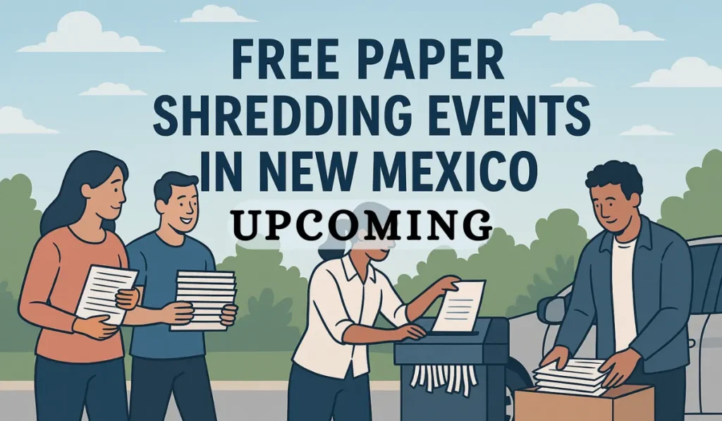 Upcoming Free Paper Shredding Events in New Mexico