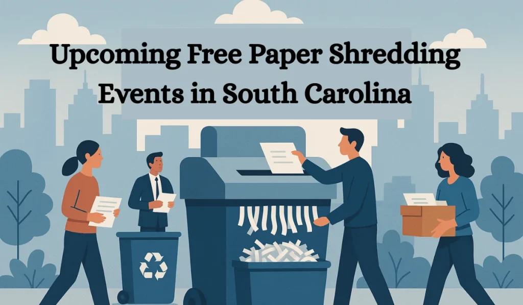 Upcoming Free Paper Shredding Events in South Carolina