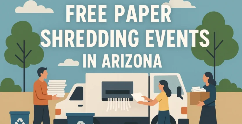 free paper shredding events in Arizona